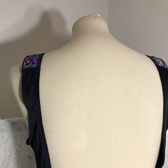 Cazimi Vtg Classics Black Swimsuit Size 36D - Picture 6 of 7